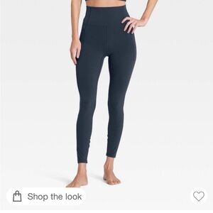 High-Waisted navy blue Leggings